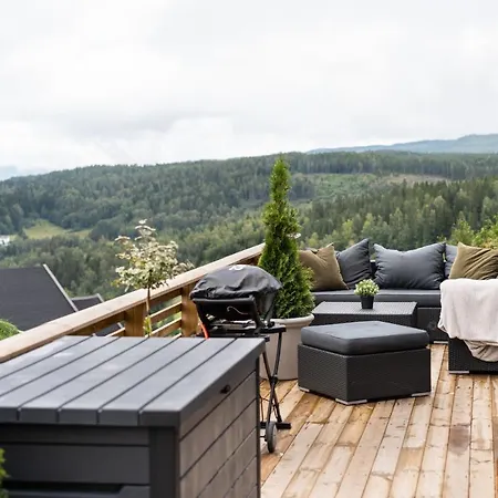 Hide Hut - Amazing View 50 Min From Oslo Tatil Evi Stange